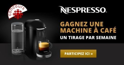 GAGNER L’UNE DES 10 MACHINES À CAFÉ NESPRESSO VERTUOPLUS