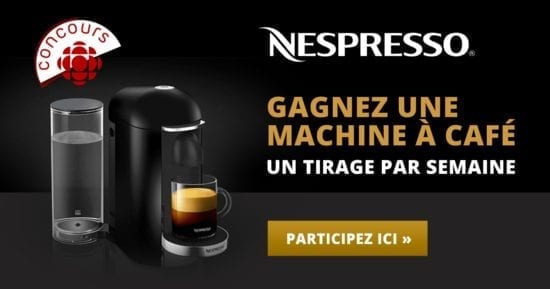 GAGNER L’UNE DES 10 MACHINES À CAFÉ NESPRESSO VERTUOPLUS