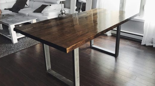 GAGNEZ UNE TABLE DE SALLE À MANGER ! CONCEPT M RUSTIQUE