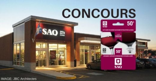 Gagner une carte-cadeau de 50$ à la SAQ