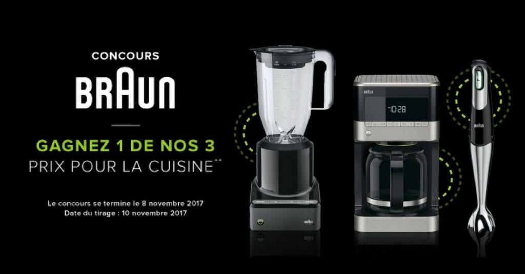 Concours Linen Chest - Gagnez un des 3 appareils électrique de marque Braun!