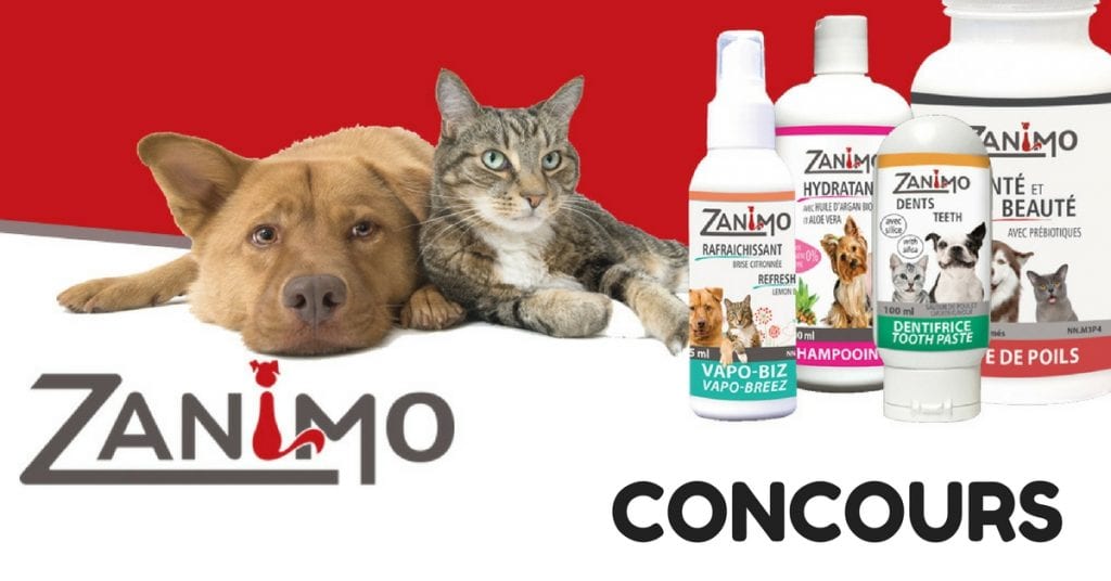 Concours Zinamo & Francois Charron - Gagner cet ensemble de soins pour chiens et chats