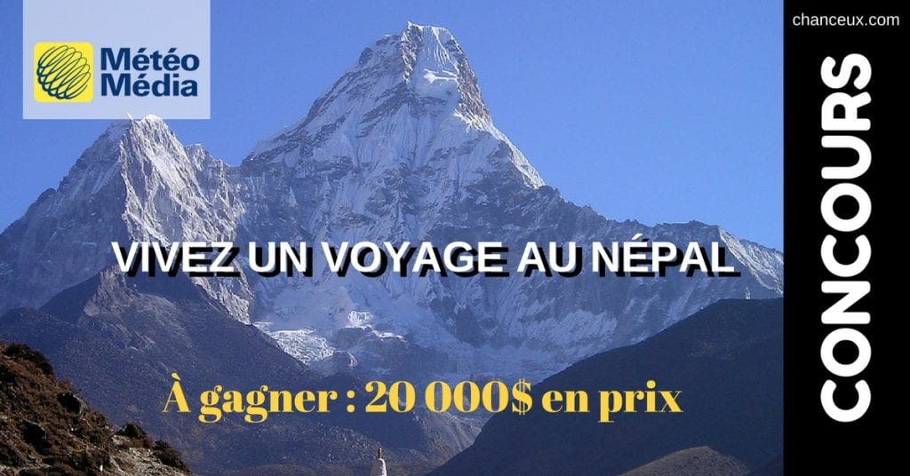 Image Météo Média concours voyage voyage au Népal