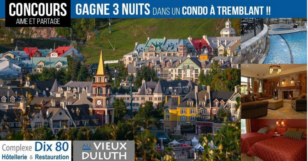 Gagnez 3 nuits dans la tour des voyageurs au Mont-Tremblant!