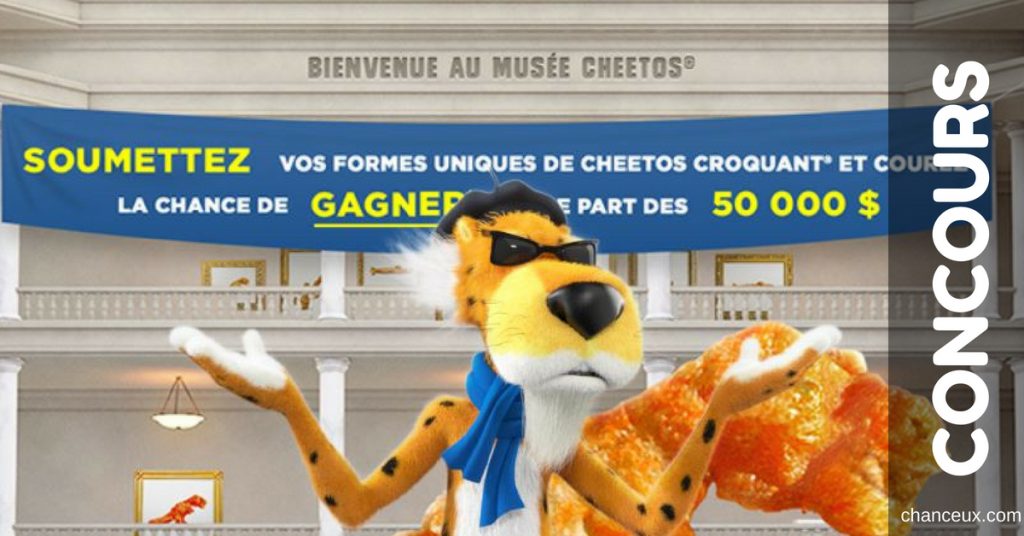 Gagnez jusqu'à 25 000 $ grâce au Musée Cheetos!