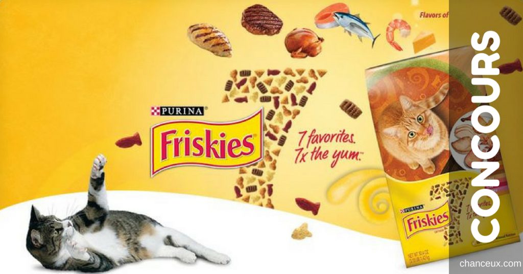 Concours - Gagnez des produits Friskies gratuits pendant un an!