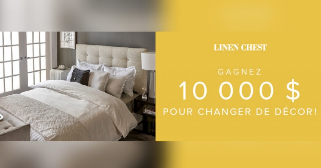 Concours Québec -Gagnez 10 000$ pour changer de décor!