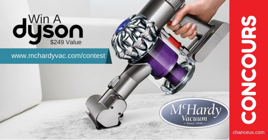 Concours du Québec - Gagne un aspirateur à main Dyson DC61 Animal