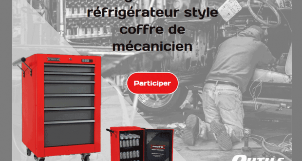 Réfrigérateur style coffre de mécanicien