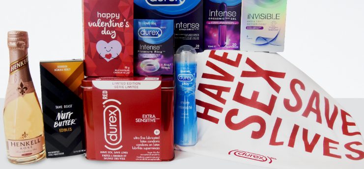 Produits Durex et carte Visa prépayée de 150$