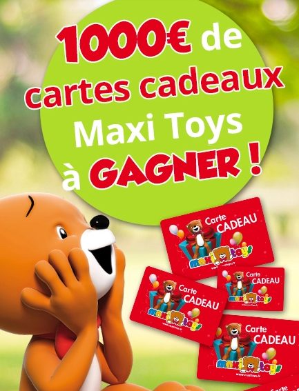 10 chèques cadeau Maxitoys