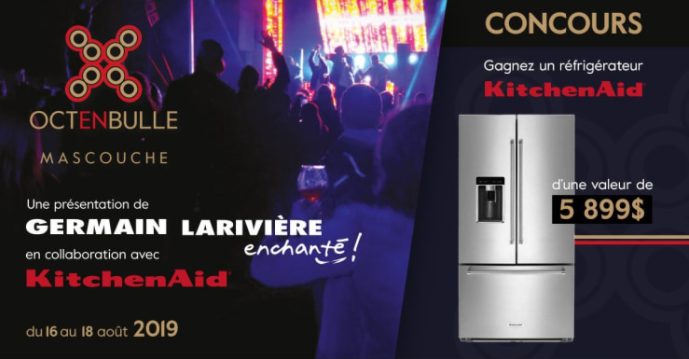 Gagnez un réfrigérateur KitchenAid