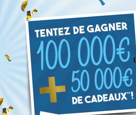 1 chèque de 100 000 euros