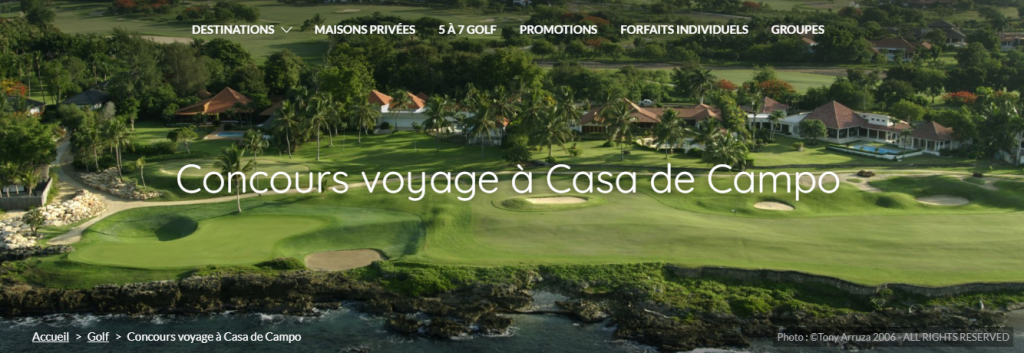 Gagnez un voyage pour 2 à Casa de Campo