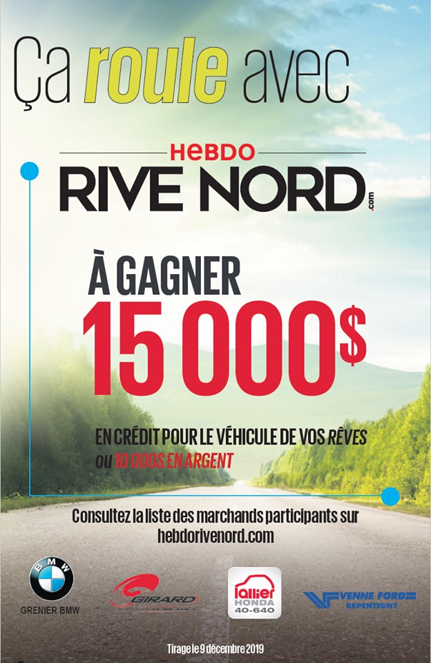 Gagnez 15000 $ en crédit pour une nouvelle auto