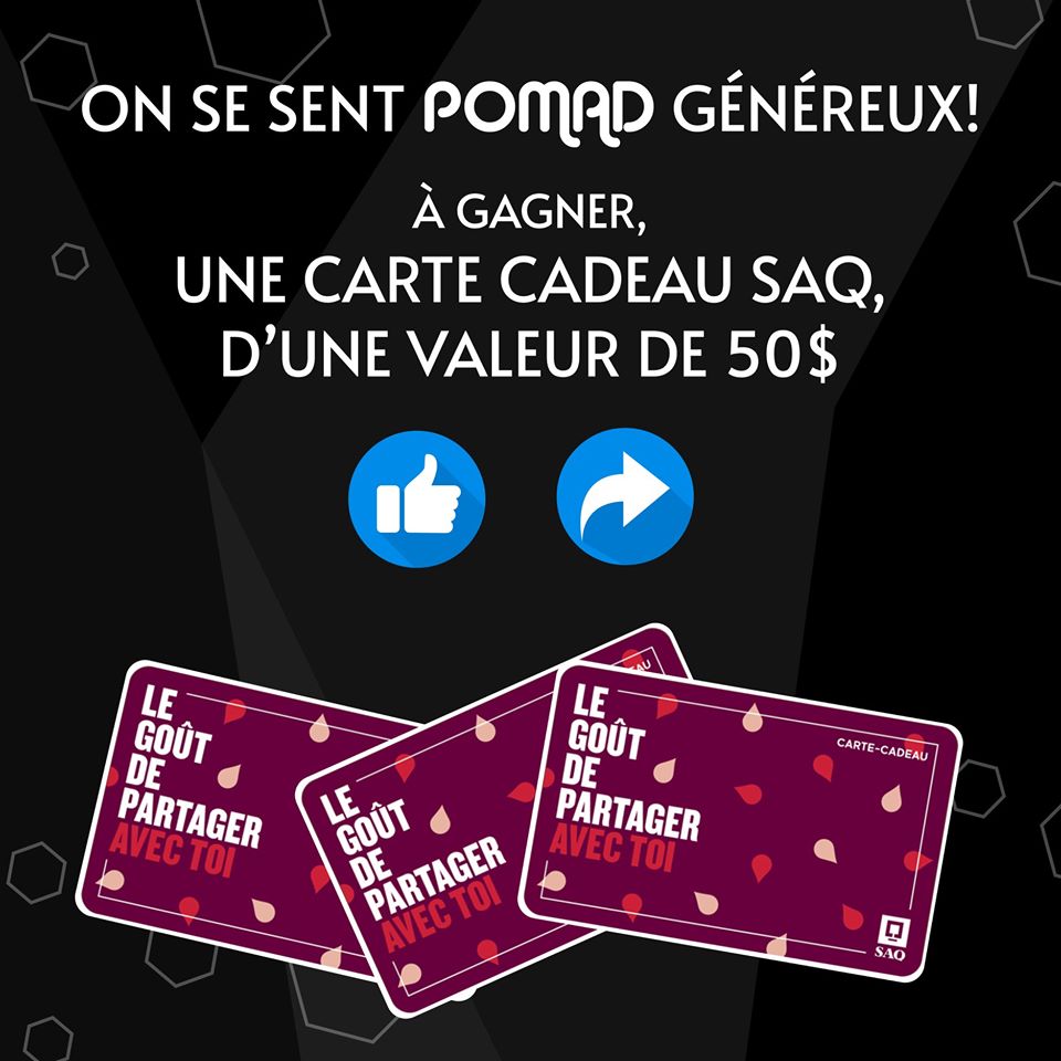 Une Carte Cadeau Saq D’une Valeur De 50$