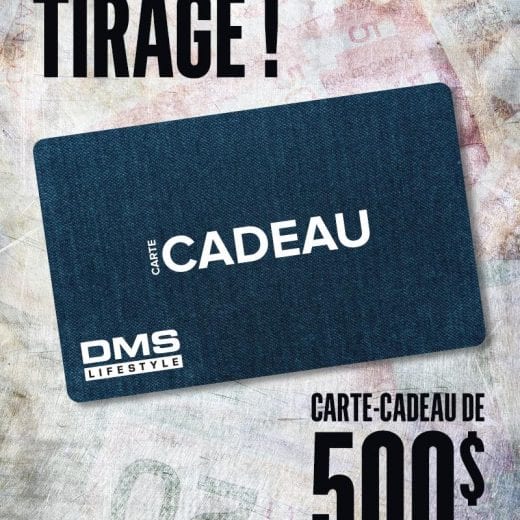 Concours Québec – Une Carte Cadeau De 500$ Offerte Par DMS Lifestyle
