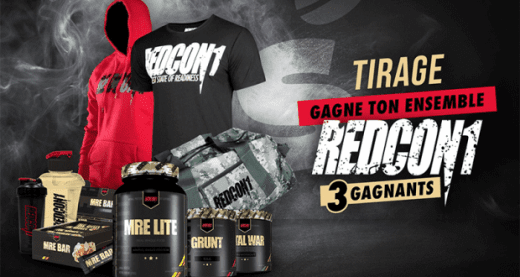 Concours Québec – Gagnez 1000$ de produits Redcon1