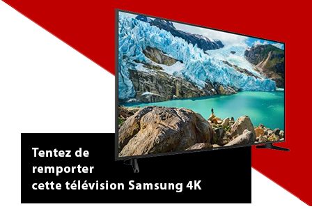 1 télévision Samsung 4K