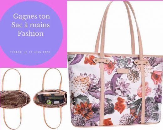 Concours Québec – Un Magnifique Sac À Main Fashion Fleuris