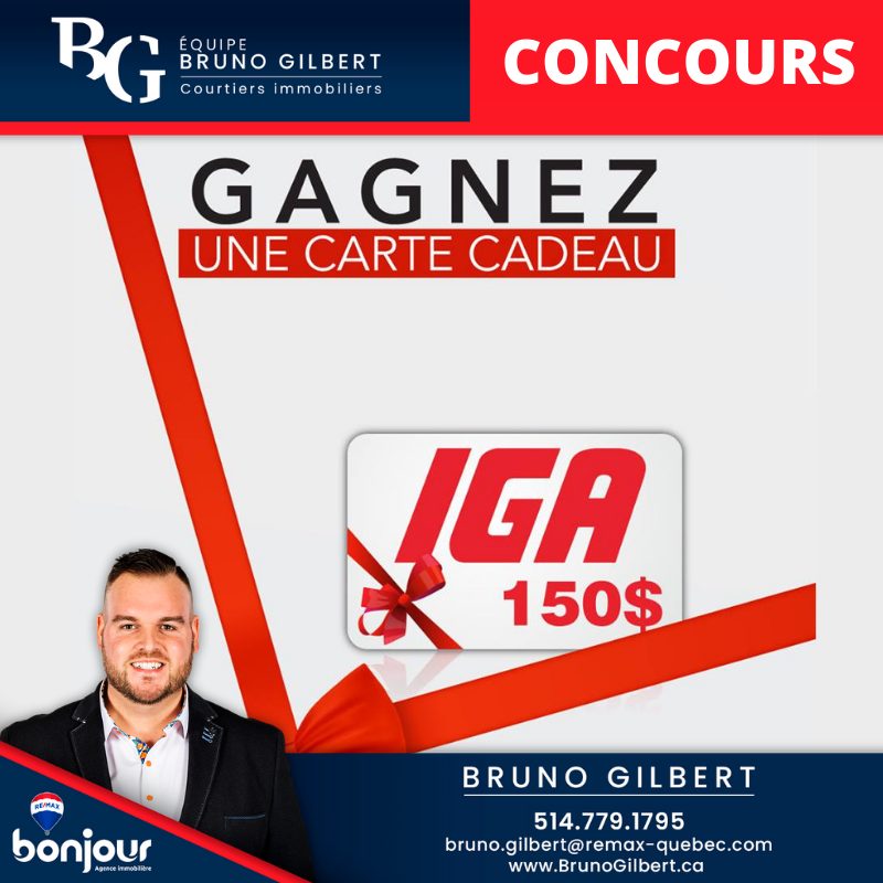 3 Cartes Cadeau IGA De 150 $