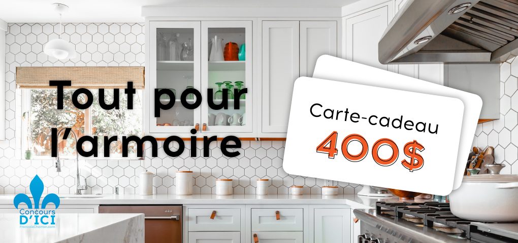 Gagnez une carte cadeau de 400$