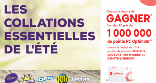 Concours Québec – Gagnez L’un Des 10 Prix De 1000000 De Points Pc Optimum