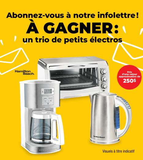Concours Québec – Un Trio De Petits Électroménagers À Gagner