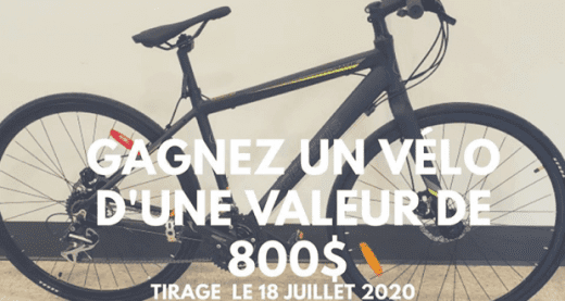 Concours Québec – Gagnez un Vélo de 800$