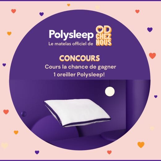 Concours Québec – Gagnez Une Oreiller Ajustable Polysleep