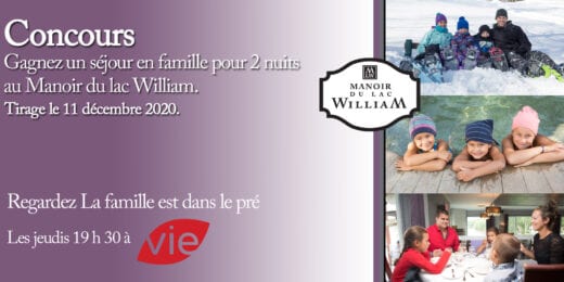 Concours Québec – Un Séjour En Famille De 2 Nuits Au Manoir Du Lac William