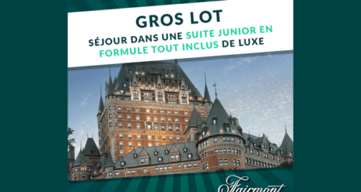 Concours Québec – Gagnez un séjour tout inclus de luxe au Château Frontenac