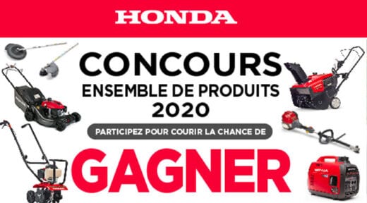GAGNEZ 1 ENSEMBLE DE PRODUIT HONDA 2020