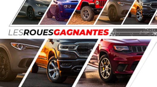 GAGNEZ LE VÉHICULE CHRYSLER, DODGE, JEEP DE VOTRE CHOIX