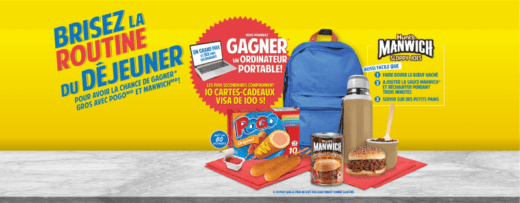 GAGNEZ GROS UN ORDINATEUR PORTATIF AVEC POGO ET MANWICH!