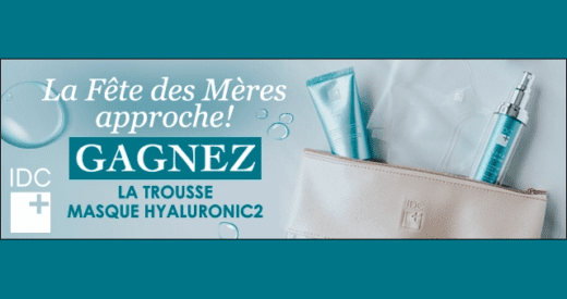 GAGNEZ LA TROUSSE MASQUE HYALURONIC2 DE IDC+!