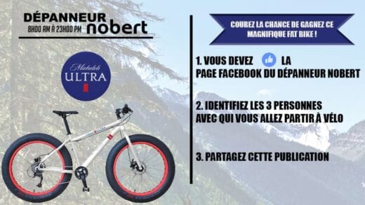 GAGNEZ UN FAT BIKE OFFERT PAR DÉPANNEUR NOBERT!