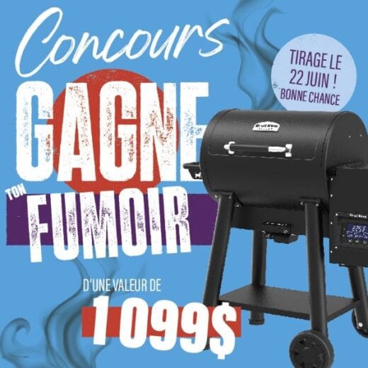 GAGNEZ UN FUMOIR OFFERT PAR GAGNON – LA GRANDE QUINCAILLERIE!