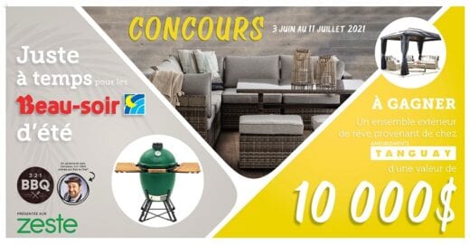 JUSTE À TEMPS POUR LES BEAU-SOIR D’ÉTÉ!