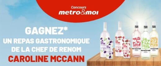 GAGNEZ UNE EXPÉRIENCE AVEC LA CHEF DE RENOM CAROLINE MCCANN DANS SA COUR D’UNE VALEUR DE 5 000$!