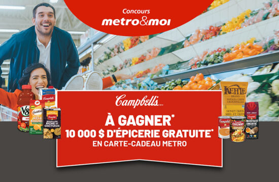GAGNEZ 10 000$ D’ÉPICERIE GRATUITE!